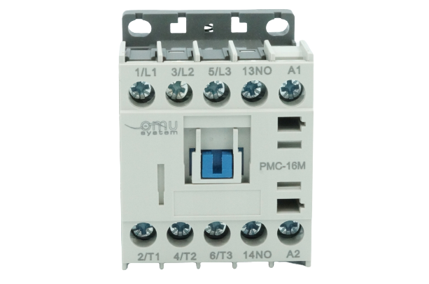 Contactor mini 16A cu 3 poli alimentare bobina 230V AC + 1 contact NO [1]