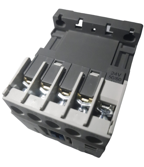 Contactor mini 6A cu 3 poli alimentare bobina 24V AC + 1 contact NO [2]