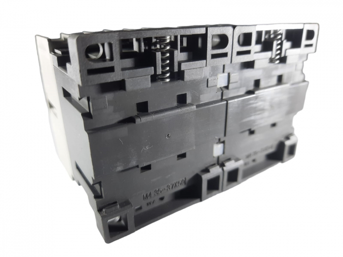 Contactor mini reversibil 12A alimentare bobina la 400V AC 3 poli + 2 contacte normal deschise NO [4]