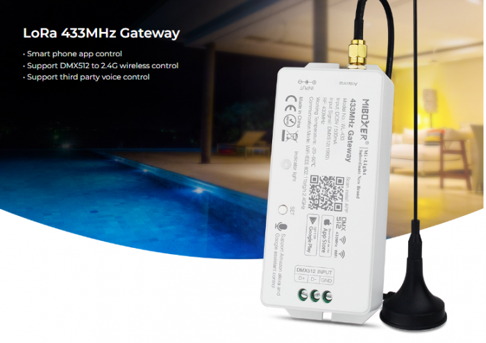 Controler Gateway Mi-Light WL-433 LoRa 433MHz [2]