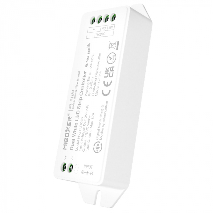 Controler Mi-Light FUT035M MiBoxer Group zonă de comanda 2 în 1 DIM+CCT [1]