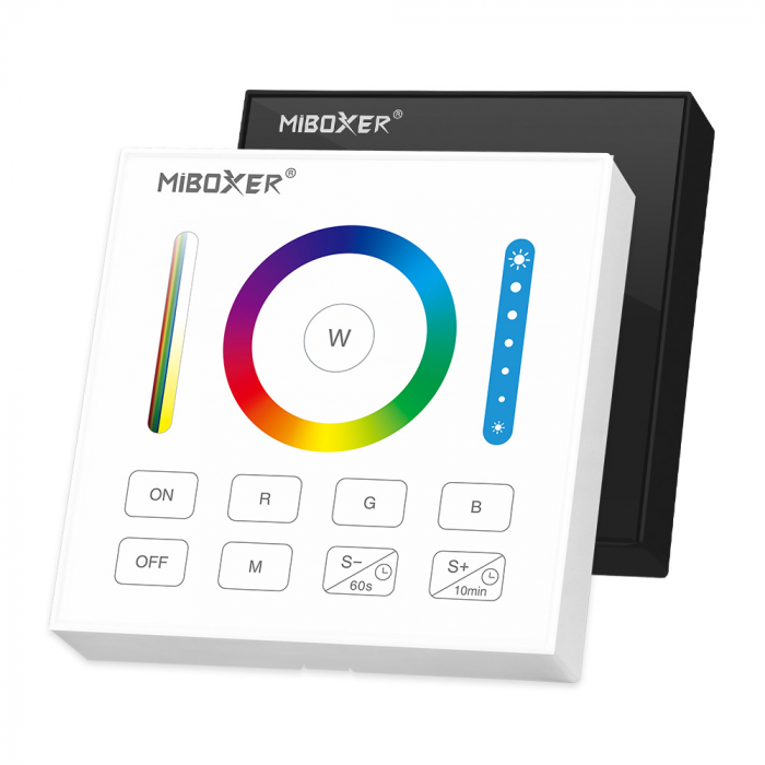 Controler Mi-Light MiBoxer Group Control grup perete telecomandă neagră DIM+RGB+CCT B0-B [5]