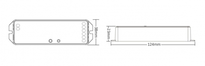 Controller banda led Mi-Light LS2 MiBoxer 5 în 1 (2,4 GHz), control de zonă 15A maxim 30m [3]