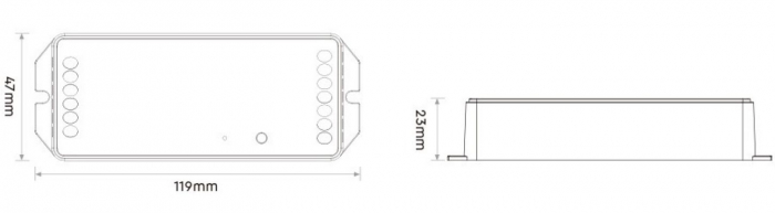 Controller de zonă Mi-Light MiBoxer Group Control 3 în 1 DIM+RGB/RGBW/RGBWW 10A FUT037P+ [4]
