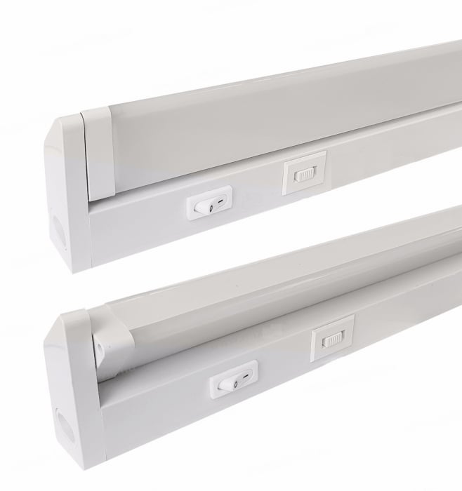 Corp de iluminat 16W 1600lm 120cm pentru mobila cu partea lumioasa reglabila 170° si tipul de lumina reglabil CCT [3]