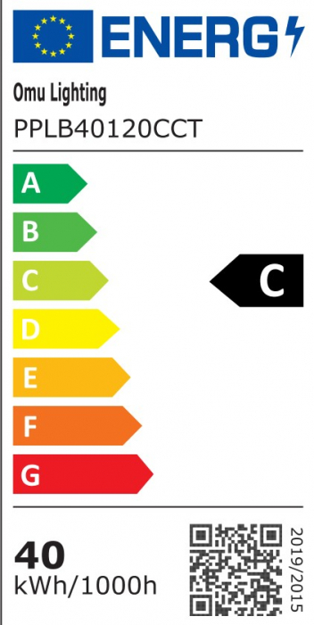 Corp LED 40W 1200x80mm CCT temperatura de culoare reglabila 3000K / 4000K / 6500K 6400lm IK10 IP65 material policarbon (PC) cu cleme metalice rezistent la praf si apa , 5 ani garantie [7]