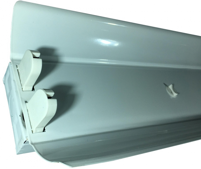 Corp neon cu reflector metalic echipat pentru tub fluorescent T8 G13 2x36W IP21 1200mm [5]
