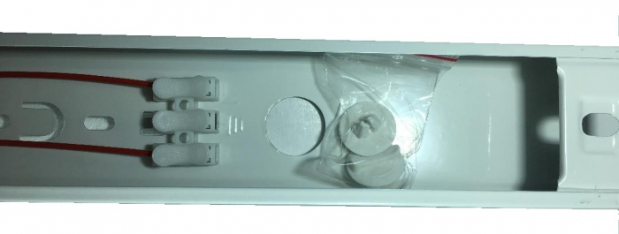 Corp neon cu reflector metalic neechipat pentru tub LED T8 G13 1x120cm 230V IP21 alimentare la un capat [3]