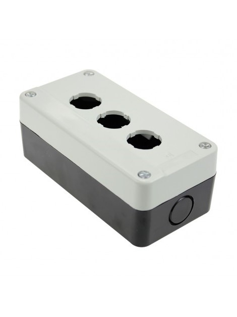 Cutie comanda caseta goala cu 3 gauri pentru 3 butoane 22mm IP65 [1]