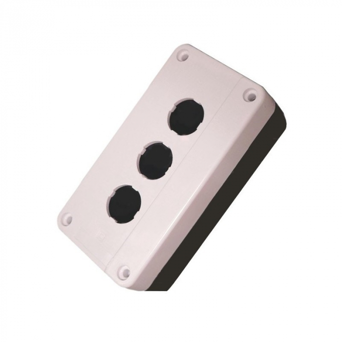 Cutie comanda caseta goala cu 3 gauri pentru 3 butoane 22mm IP65 [2]