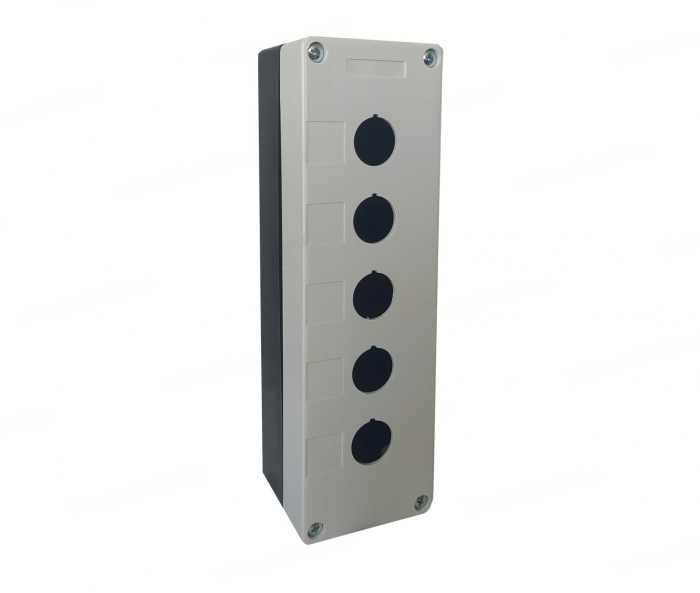 Cutie comanda caseta goala cu 5 gauri pentru 5 butoane 22mm IP65 [1]
