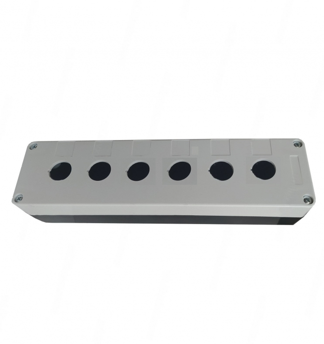 Cutie comanda caseta goala neechipata cu 6 gauri pentru 6 butoane 22mm IP65 [2]