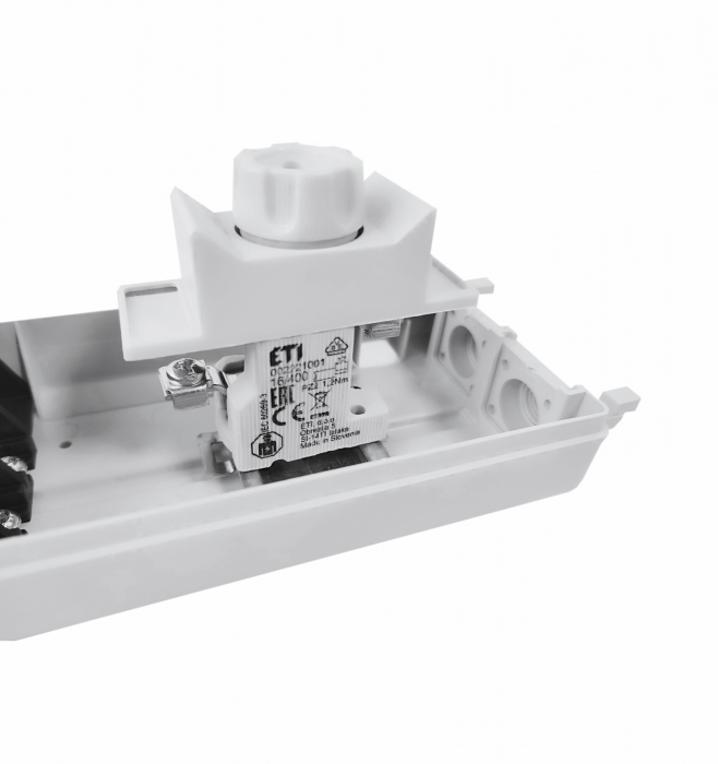 Cutie echipata pentru iluminat public 25A 500V 340x75mm IP54 cu capac transparent cu bloc terminal 4x10-35/4x1,5-4mm² [3]