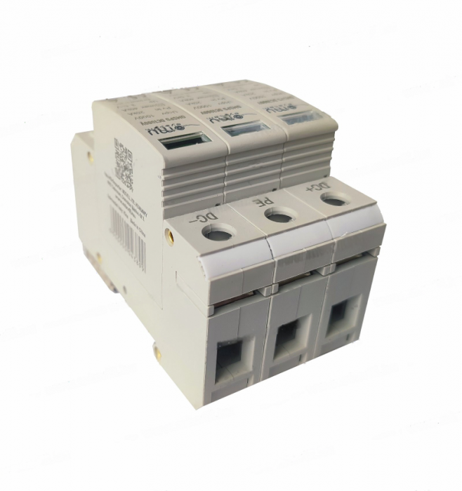 Descarcator de supratensiune DC1000V tip II Imax=40kA 3P [2]