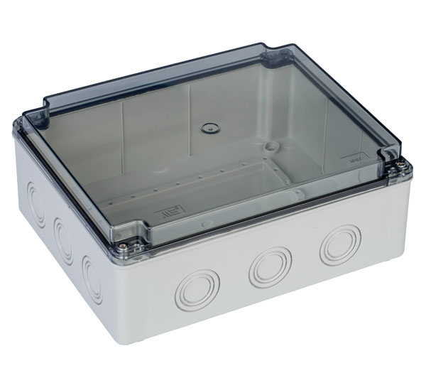Doza ABS distributie cutie jonctiune 290x210x90 mm transparenta IP67 [3]