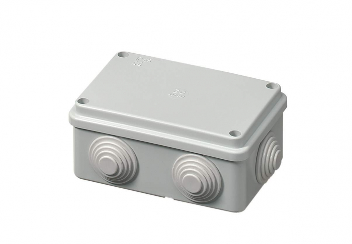 Doza aplicata patrata 120x80x50mm IP55 pentru distributie jonctiune ABS rezitenta UV [1]