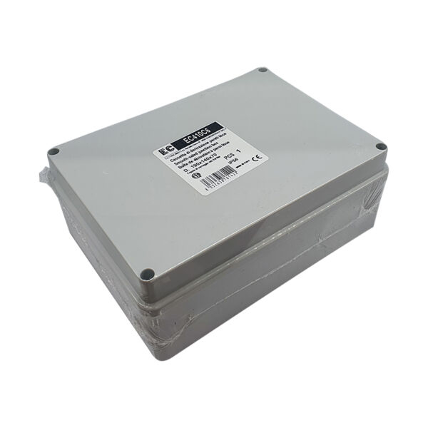 Doza aplicata patrata 190x140x70mm IP56 pentru distributie jonctiune ABS rezistenta UV fara presetupe margini netede [3]