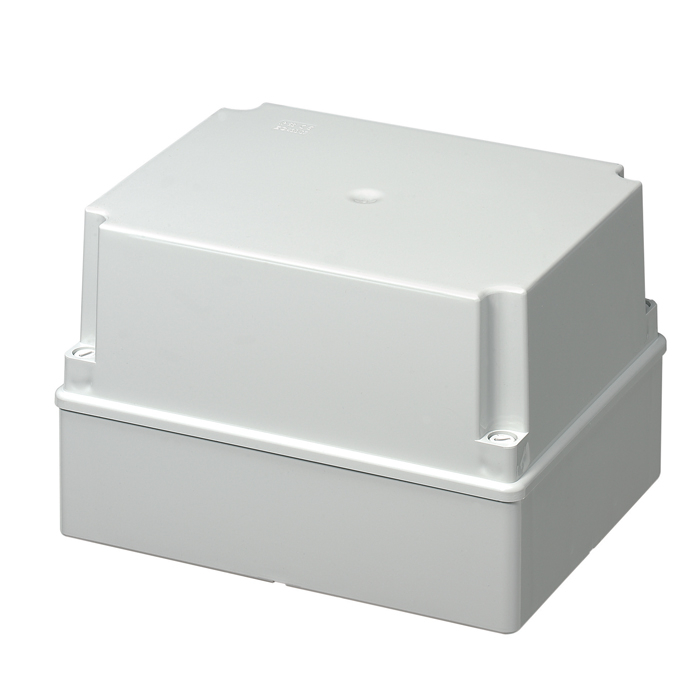 Doza aplicata patrata 240x190x160mm IP56 inalta pentru distributie jonctiune ABS rezistenta UV fara presetupe margini netede [1]