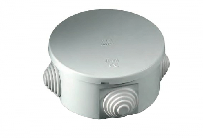 Doza aplicata rotunda 65x35mm ABS cu presetupe IP44 [1]