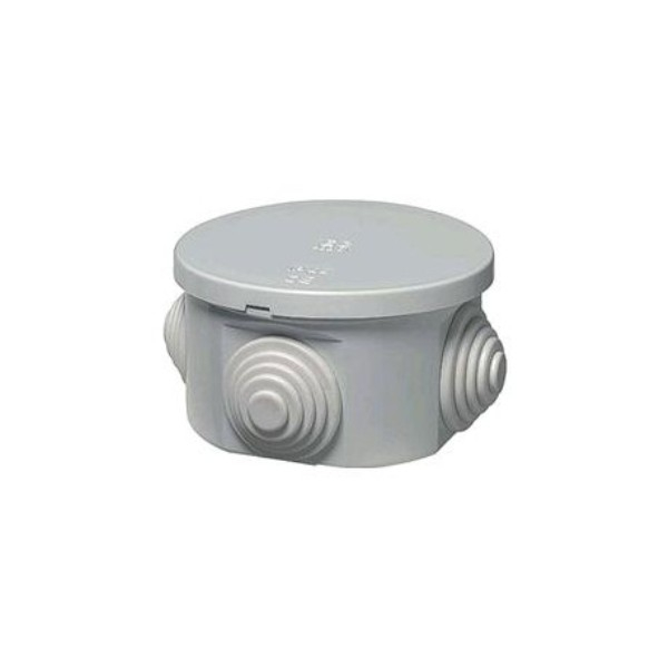 Doza aplicata rotunda 65x35mm ABS cu presetupe IP44 [2]