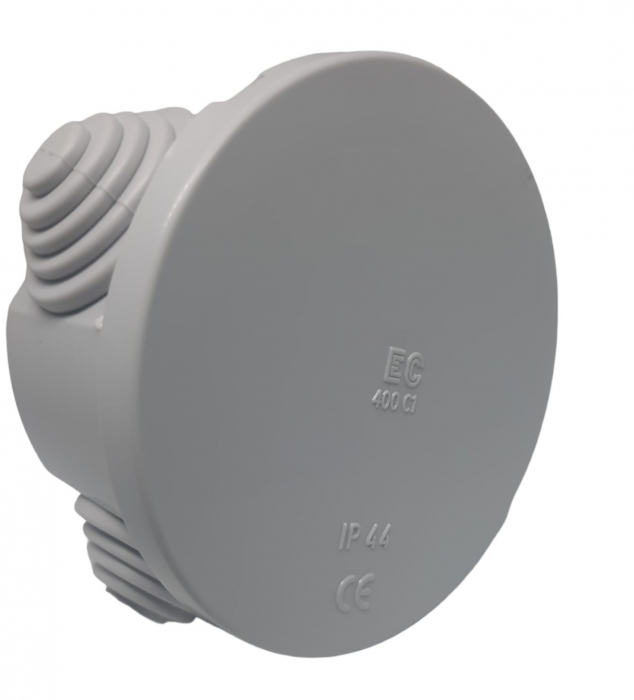 Doza aplicata rotunda 65x35mm ABS cu presetupe IP44 [4]