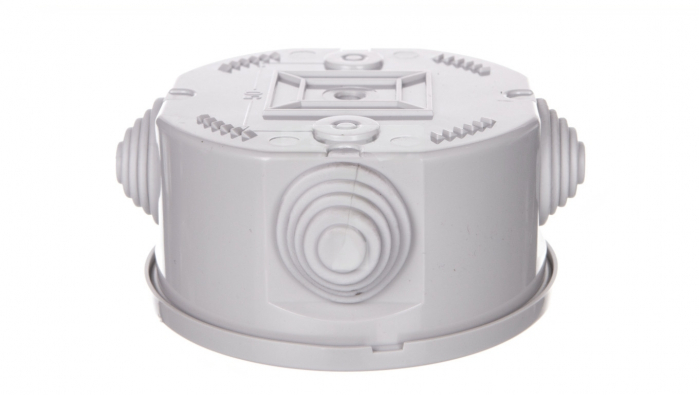 Doza aplicata rotunda 80x40mm ABS cu presetupe IP44 [2]