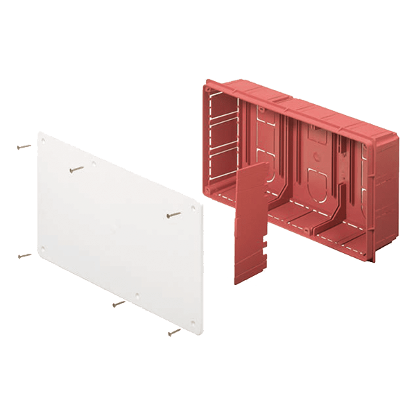 Doza de distributie derivatie 396x152x70mm din plastic incastrata IP40 [3]