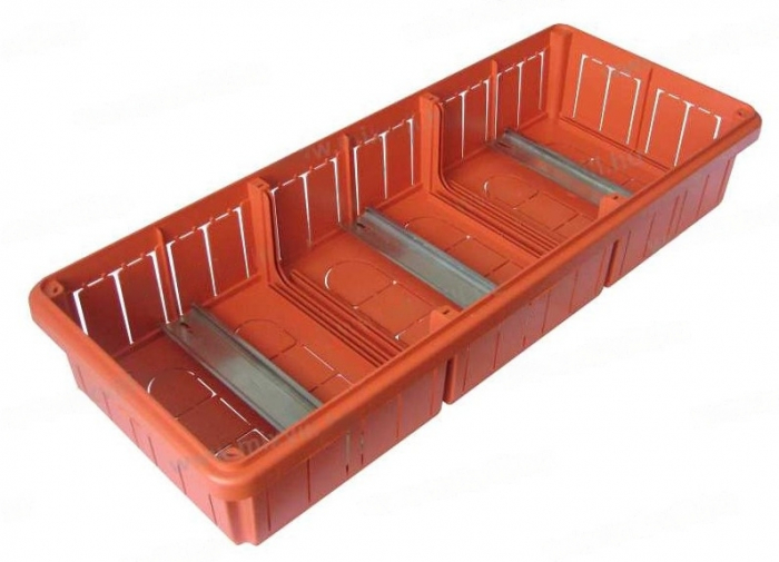 Doza de distributie derivatie 500x200x90mm din plastic incastrata IP40 [2]