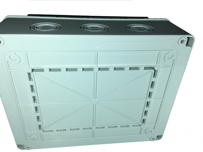 Doza de ramificatie aplicata ABS 150x110x70mm IP67 IK06 transparenta [4]