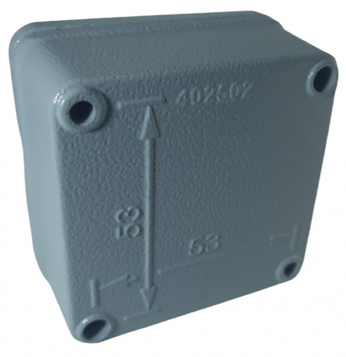 Doza 65x65x40mm distributie cutie jonctiune din aluminiu IP67 IK09 [4]