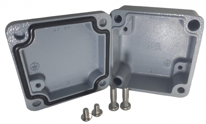 Doza 65x65x40mm distributie cutie jonctiune din aluminiu IP67 IK09 [6]