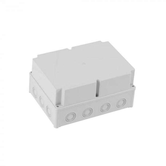 Doza patrata de ramificatie din plastic adanca ABS 290x210x140mm IP67 IK06 [1]