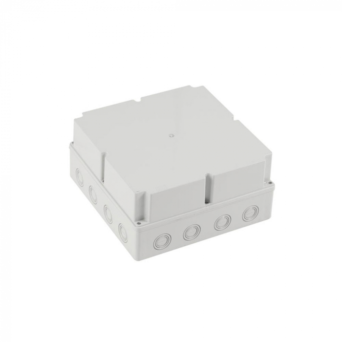 Doza patrata de ramificatie din plastic adanca ABS 290x290x140mm IP67 IK06 [1]