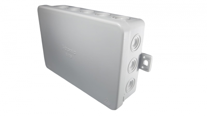 Doza ramificatie 134x89x40mm , cutie de jonctiune PE cu urechi de prindere 650 ° C IP55 [2]