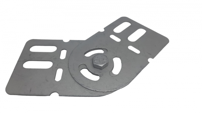 Eclisa ajustabila conector legatura articulata pentru canal cablu metalic cu inaltime 60mm [2]
