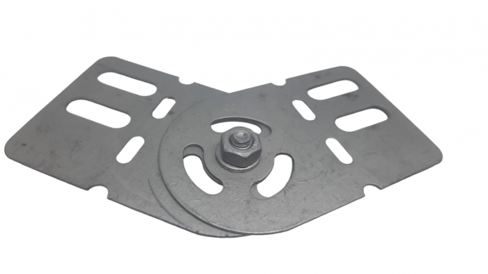 Eclisa ajustabila conector legatura articulata pentru canal cablu metalic cu inaltime 60mm [4]