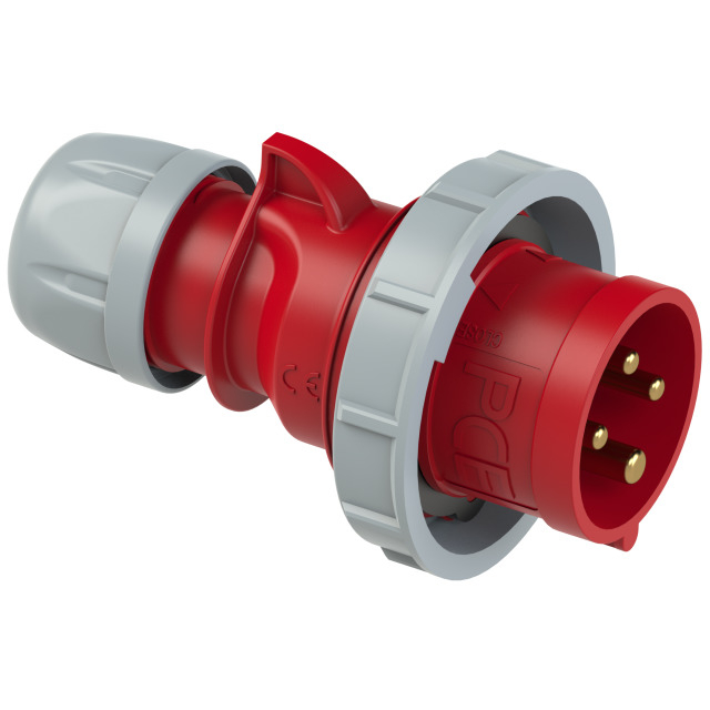 Fisa stecher 4 poli 3P+E 16A montaj pe cablu 6h 380V IP67 trifazic CEE mobil [4]