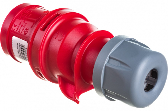 Fisa stecher 5 poli 3P+N+E 16A montaj pe cablu 6h 380V IP44 trifazic CEE mobil [4]