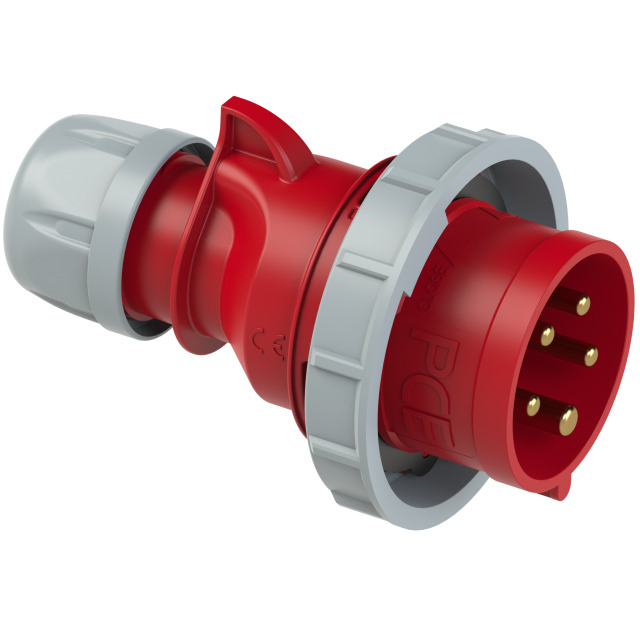 Fisa stecher 5 poli 3P+N+E 16A montaj pe cablu 6h 380V IP67 trifazic CEE mobil [3]