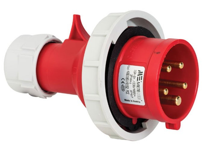 Fisa stecher 5 poli 3P+N+E 16A montaj pe cablu 6h 380V IP67 trifazic CEE mobil [1]