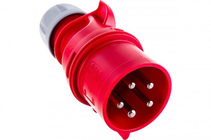 Fisa stecher 5 poli 3P+N+E 32A inversor de faza 6h 380V IP44 trifazic CEE [1]