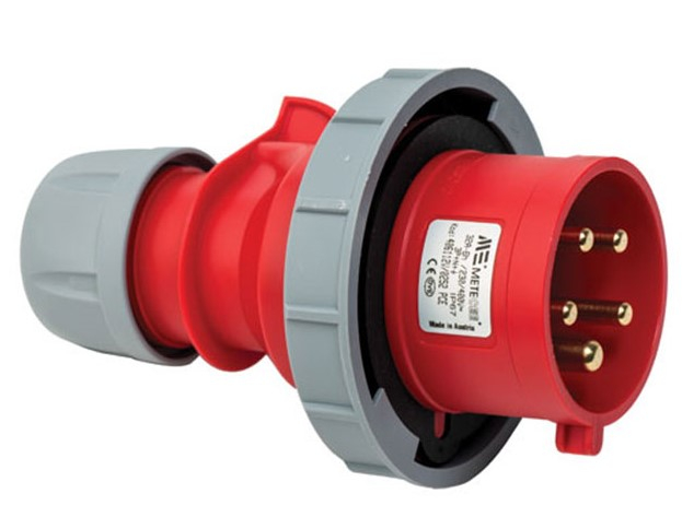 Fisa stecher 5 poli 3P+N+E 32A montaj pe cablu 6h 380V IP67 trifazic CEE mobil [1]