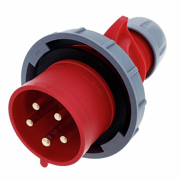 Fisa stecher 5 poli 3P+N+E 32A montaj pe cablu 6h 380V IP67 trifazic CEE mobil [3]