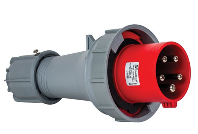 Fisa stecher 5 poli 3P+N+E 63A montaj pe cablu 6h 380V IP67 trifazic CEE mobil [1]
