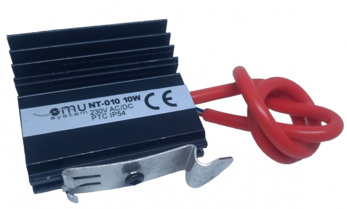Incalzitor PTC rezistenta pentru tablouri electrice 10W montare pe sina DIN 35mm 230V IP54 [1]
