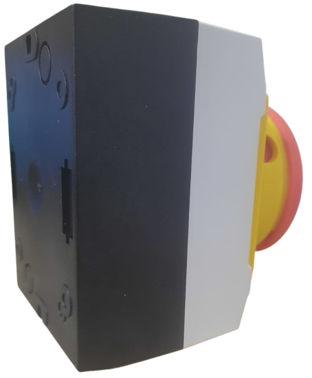 Intrerupator 10A 4kw 0-1 ON-OFF 3 poli 400V AC IP65 industrial aplicat casetat blocabil 3x10A [5]