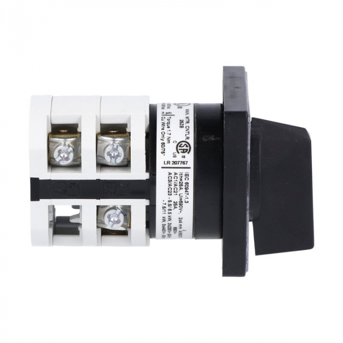 Intrerupator 25A 7.5kw 0-1 ON-OFF 3 poli IP40 industrial cu came incastrabil cu came PACO pentru tablouri [3]