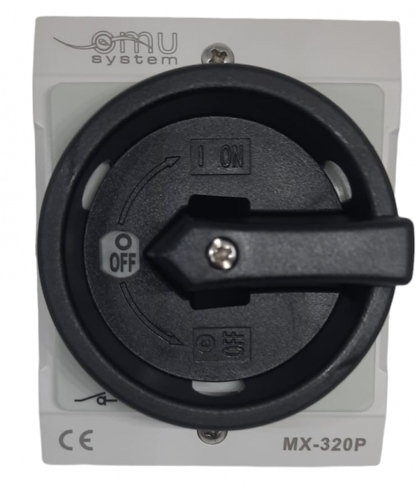 Intrerupator 3 poli 20A 4kw IP65 cu carcasă pornit/oprit 400V blocabil [2]