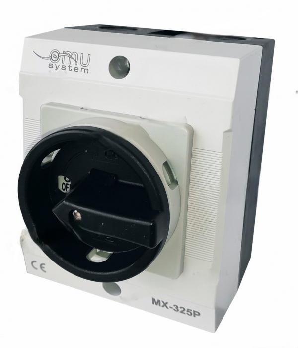 Intrerupator 3 poli 25A 7,5kw IP65 cu carcasă pornit/oprit 400V blocabil [1]