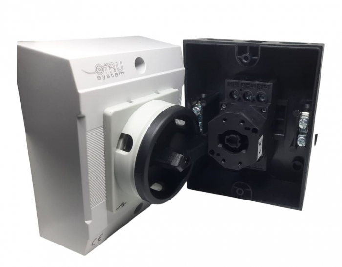 Intrerupator 3 poli 32A 7,5kw IP65 cu carcasă pornit/oprit 400V blocabil [4]